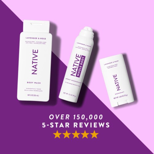 Native Lavender & Rose Deodorant Perspective: bottom