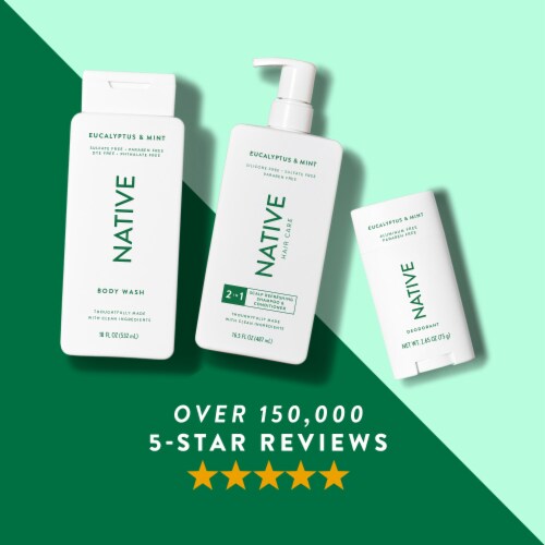 Native Eucalyptus & Mint Natural Deodorant Perspective: bottom