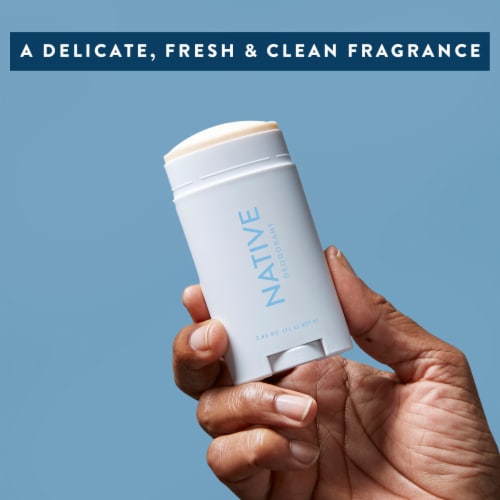 Native for Men and Women Deodorant, Powder & Cotton, Aluminum Free Perspective: bottom