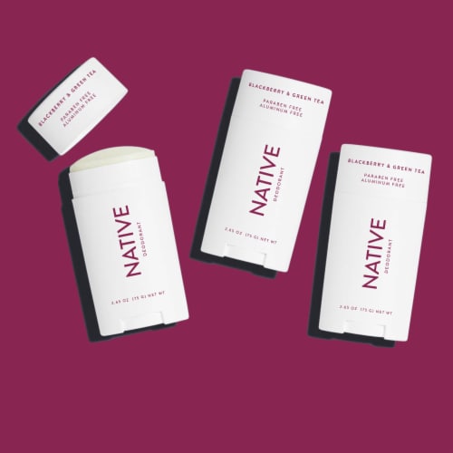 Native Blackberry & Green Tea Deodorant Perspective: bottom
