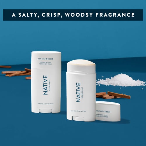 Native Sea Salt & Cedar Deodorant Perspective: bottom