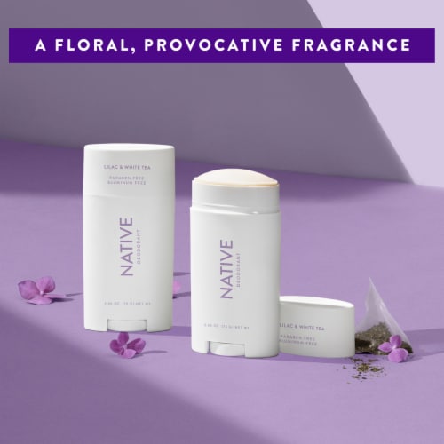Native Lilac & White Tea Deodorant Perspective: bottom