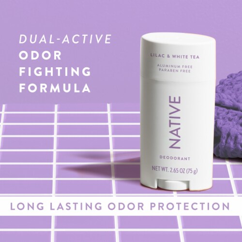 Native Lilac & White Tea Deodorant Perspective: bottom