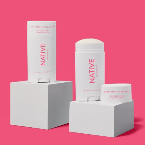 Native Grapefruit & Bergamot Deodorant Perspective: bottom