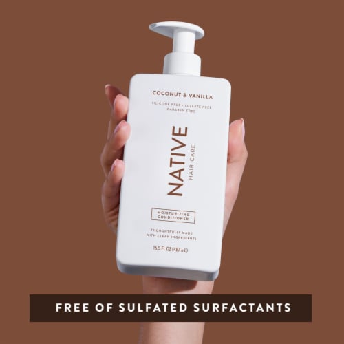 Native Moisturizing Conditioner with Coconut and Vanilla, Sulfate Free for Men and Women Perspective: bottom