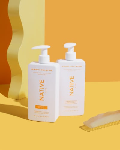 Native Almond & Shea Butter Strengthening Shampoo Perspective: bottom