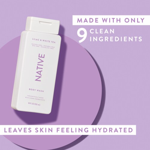 Native Body Wash with Lilac & White Tea Perspective: bottom