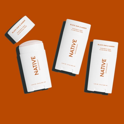 Native Black Oak & Amber Deodorant Perspective: bottom