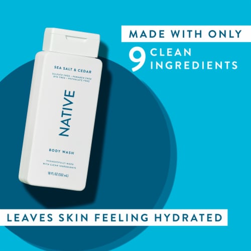 Native Body Wash with Sea Salt & Cedar Perspective: bottom