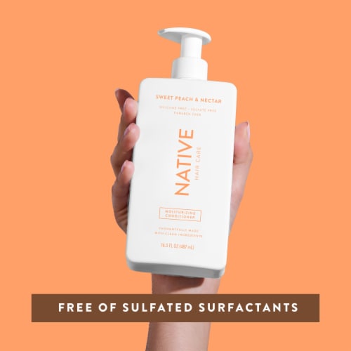 Native Moisturizing Conditioner with Sweet Peach and Nectar, Sulfate Free for Women and Men Perspective: bottom