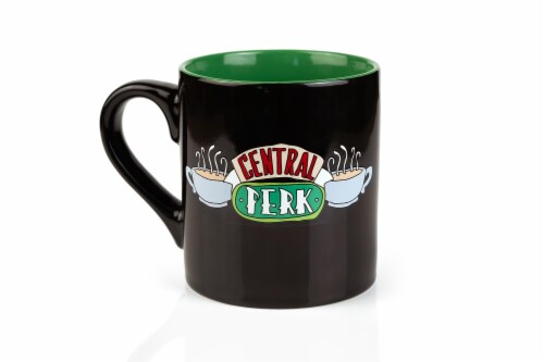 Friends Central Perk Ceramic 14oz Black Ceramic Mug Perspective: bottom
