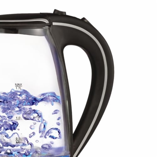 Brentwood 1.7L Tempered Glass Tea Kettle in Black One Size King Soopers