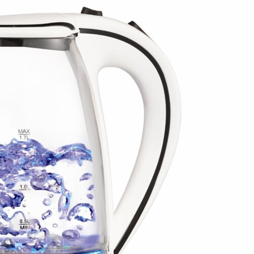 Brentwood 1.7L Tempered Glass Tea Kettle in White One Size Ralphs