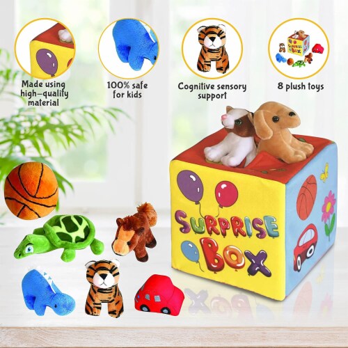 KOVOT Plush Surprise Box with 8 Soft Squishy Toys Stuffed Animals with  Sound and Squeaky Toys, 8 Toys - Kroger