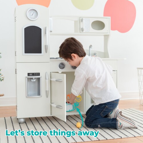 Retro wooden play sales kitchen