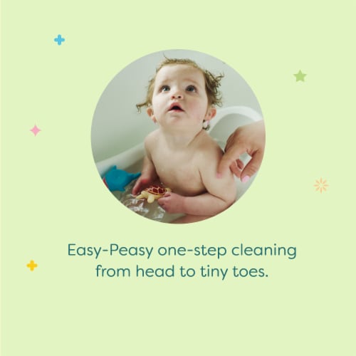 Babyganics Chamomile Verbena Baby Shampoo + Body Wash Pump Bottle Perspective: bottom