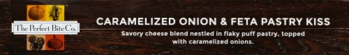 The Perfect Bite Co. Caramelized Onion + Feta Pastry Kiss Hors D'oeuvres Perspective: bottom