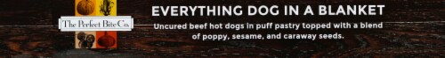 The Perfect Bite Co. Everything Dog in a Blanket Corn Dogs Perspective: bottom