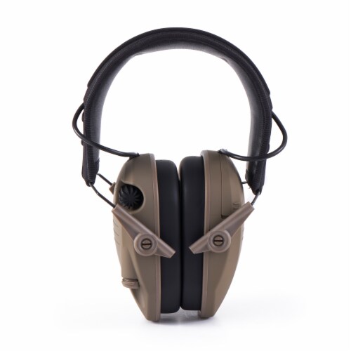 Walker's Razor Slim Shooter Electronic Folding Hearing Protection Earmuff, Earth Perspective: bottom