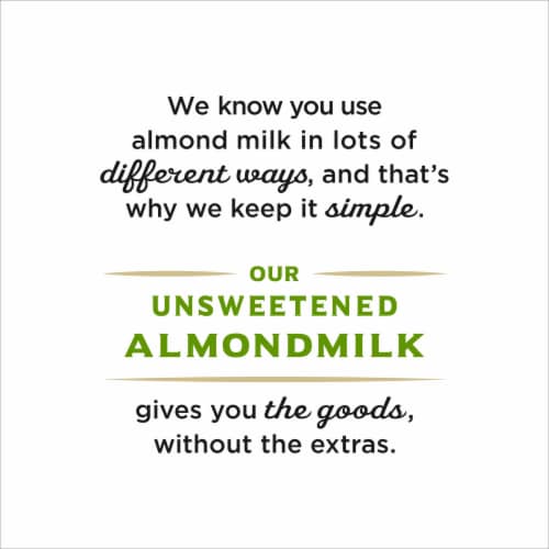 Califia Farms® Dairy Free Shelf Stable Unsweetened Almond Milk Quart Perspective: bottom