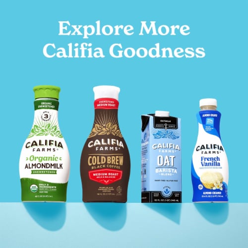 Califia Farms® Chocolate Chip Cookie Almond Milk Coffee Creamer Perspective: bottom