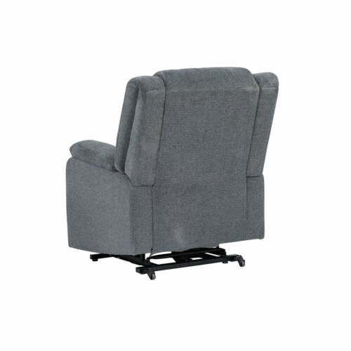 Lane Furniture Buxton 33 Fabric Recliner Power Lift Chair in Gray