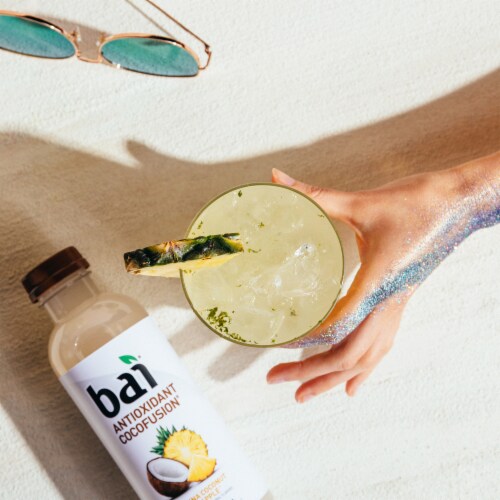 Bai® Antioxidant CocoFusion® Puna Coconut Pineapple™ Flavored Water Bottle Perspective: bottom