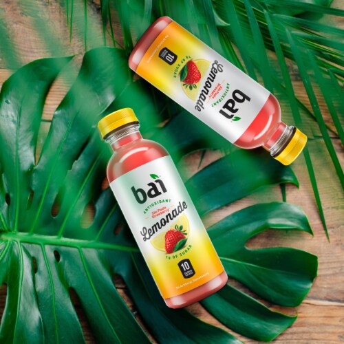 Bai® Antioxidant Sao Paulo Strawberry™ Lemonade Flavored Bottled Water Perspective: bottom