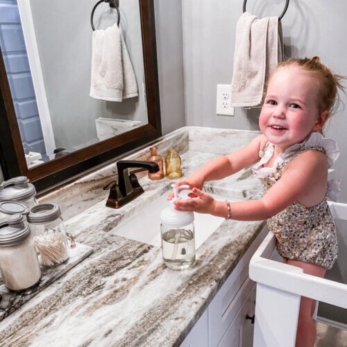 reCAP® Mason Jars Soap Dispenser Lid & Pump Cap, Regular Mouth, Natural Perspective: bottom