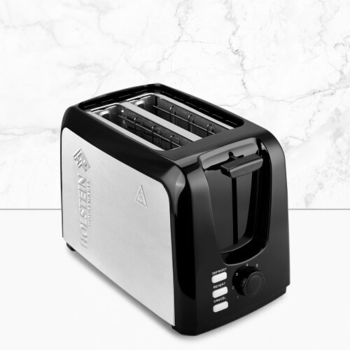 2-Slice Toaster Black Holstein Housewares Perspective: bottom
