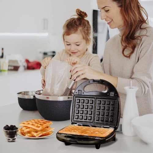 Ovente 3 in 1 Electric Grill Waffle Sandwich Maker with Detachable Plates No size Smith s Food and Drug