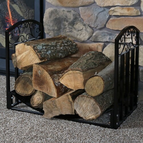 Cast iron hotsell log rack