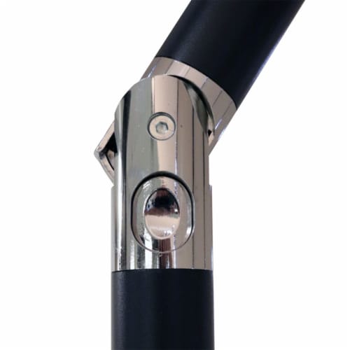 Sunnydaze 7.5 ft Aluminum Patio Umbrella with Tilt and Crank - Blue Perspective: bottom