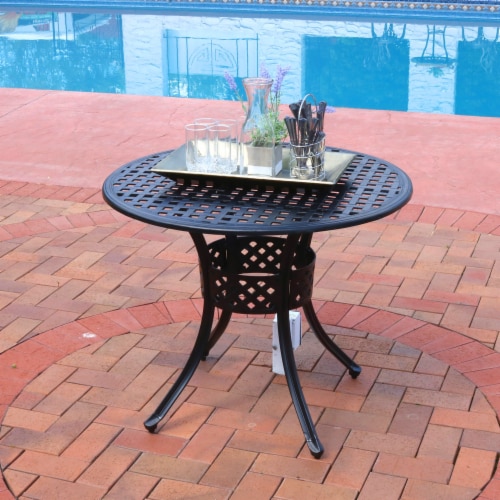 Large round 2025 patio dining table