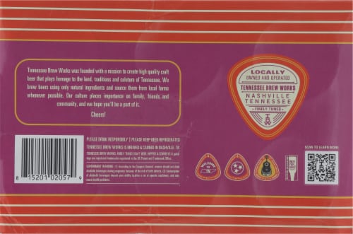 Tennessee Brew Works Hippies & Cowboys® IPA Craft Beer Cans Perspective: bottom