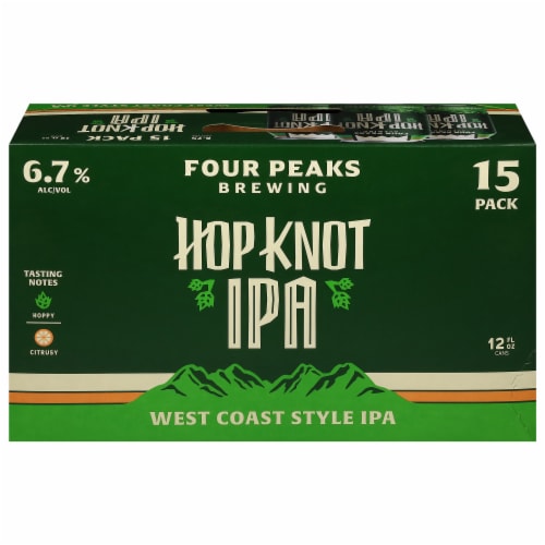 Four Peaks Hop Knot IPA Craft Beer Perspective: bottom