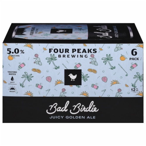 Four Peaks Brewing Bad Birdie Juicy Golden Ale Beer Perspective: bottom