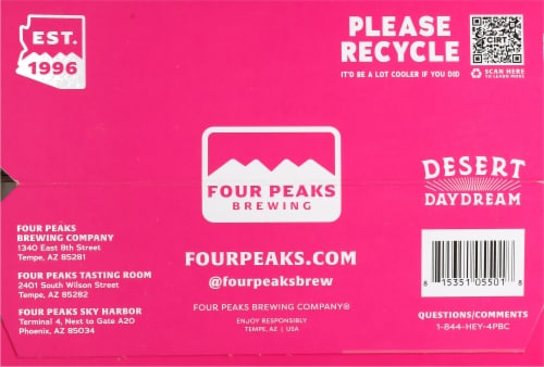 Four Peaks Brewing Desert Daydream Tropical IPA Beer Perspective: bottom