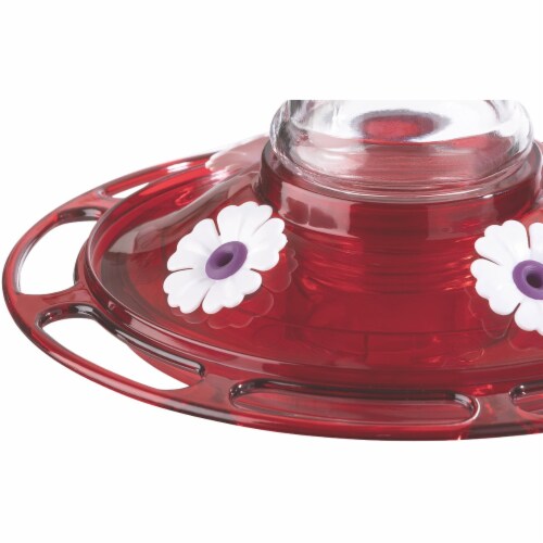 More Birds Diamond Hummingbird Feeder - Red Perspective: bottom