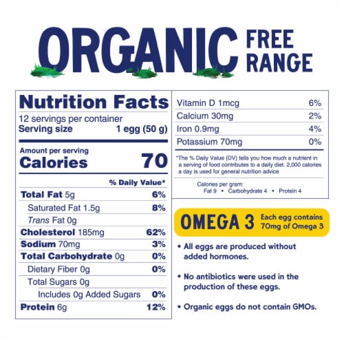 Pete & Gerry's Organic Free Range Large Eggs Perspective: bottom