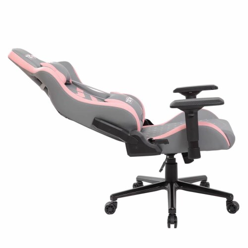 RTA Products RTAS83GRYPNK TSG3 Gaming Chair Grey Pink 1 Fred Meyer