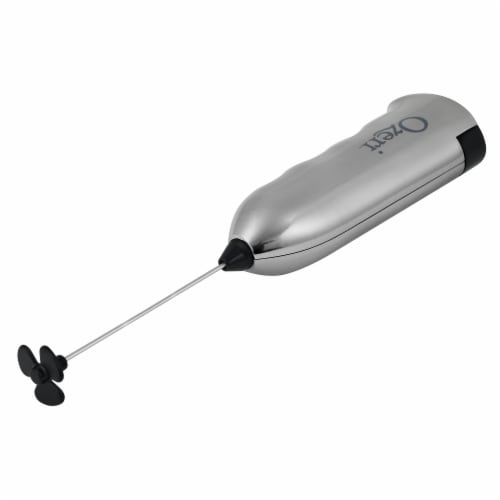 Ozeri Deluxe Milk Frother & Whisk in Stainless Steel, with Stand