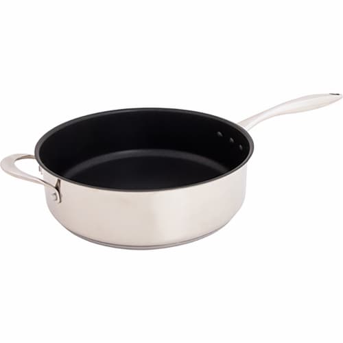  12 Stainless Steel Pan by Ozeri with ETERNA, a 100% PFOA and  APEO-Free Non-Stick Coating