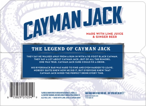 Cayman Jack® Ready To Drink Moscow Mule Perspective: bottom