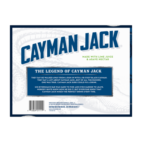 Cayman Jack Margarita Ready to Drink Cocktail Perspective: bottom