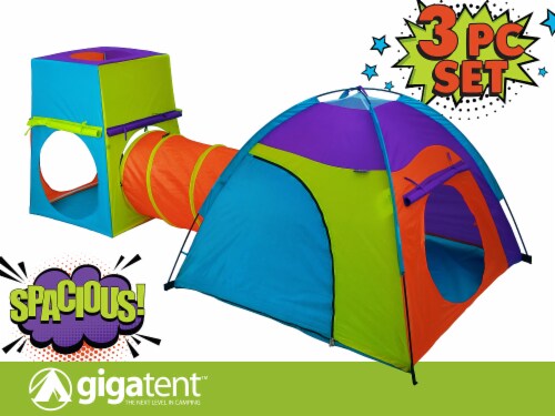 GigaTent Dome Cube Tunnel Tent Perspective: bottom