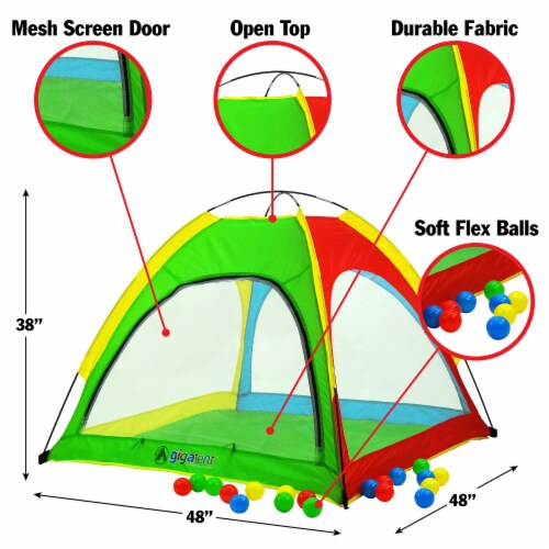 GigaTent Children's Play Tent with Balls Perspective: bottom