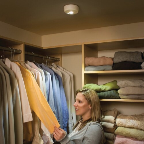 Mr. Beams® LED Wireless Motion Sensor Ceiling Light Perspective: bottom