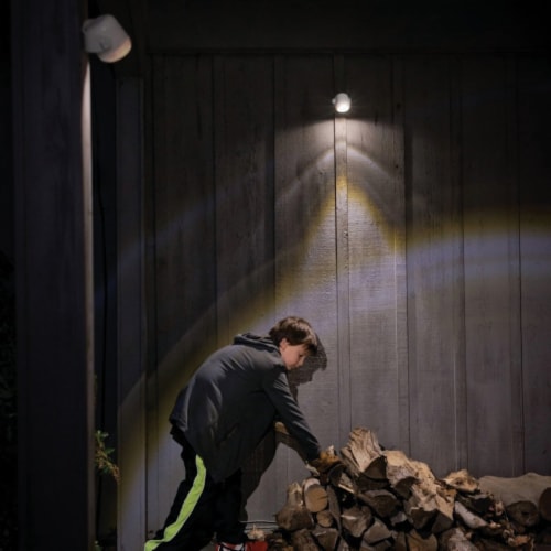 Mr Beams LED Motion-Activated Spotlight - White Perspective: bottom