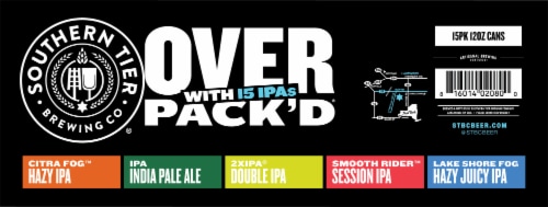 Southern Tier Brewing Company Overpack'd Sampler Beer Variety Pack Perspective: bottom